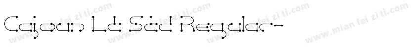 Cajoun LT Std Regular字体转换